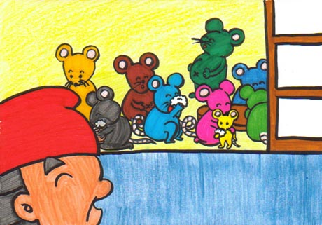 ���������ɂ��ނ��т𕽂炰��l�Y�~�����B���̉��ŁA�΂��Ă݂Ă��邨��������