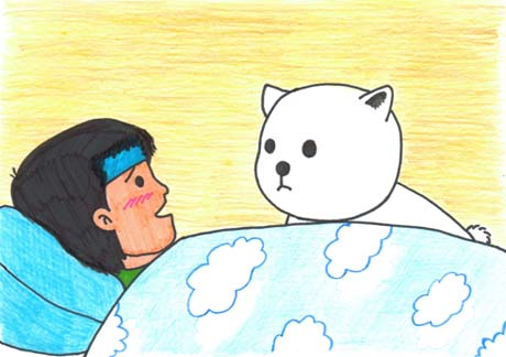 �Q�Ă���Ƃ���B���̂��΂ɂ����ꂽ�|�`