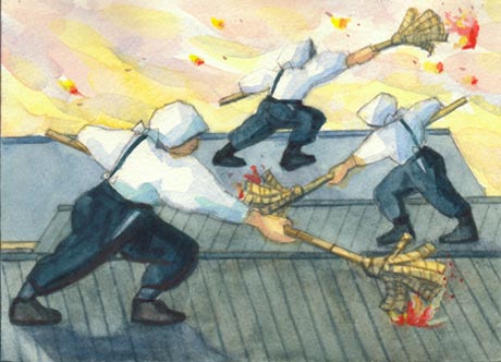 �΂΂����ŉ΂������ߏ��̐l�X