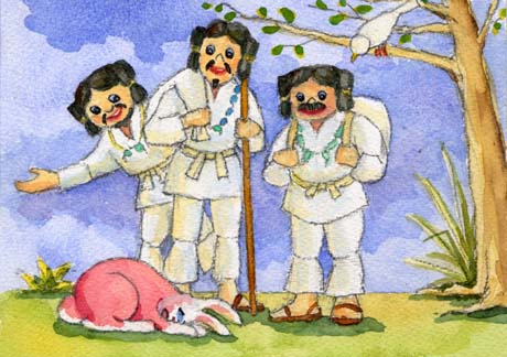 �΂��Ă���R�l�̐_���܁A�ꂵ�����ɂ������͂��ꂽ������