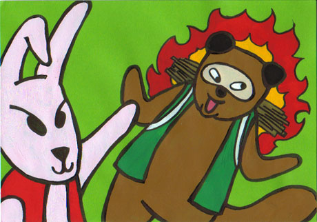 �w���̃V�o���R���Ă���̂ɋC�������ɃE�T�M�ɐq�˂�^�k�L