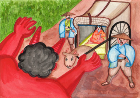 �R���ŐԋS�����Ԃɏ�����P���P��