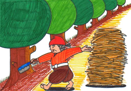 �R�ŁA�׎}���W�߂邨��������