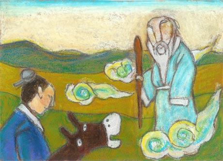 �R�̘[�ŁA�������E�̂���������Ɖ�A��҂ƃ��o