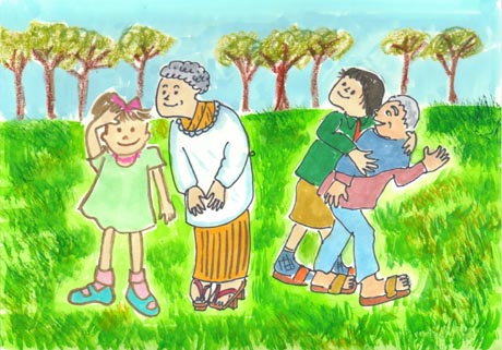 ���U��Ȃ���A���Ă�������������