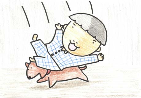 �R���̏�ɗ������䂤��