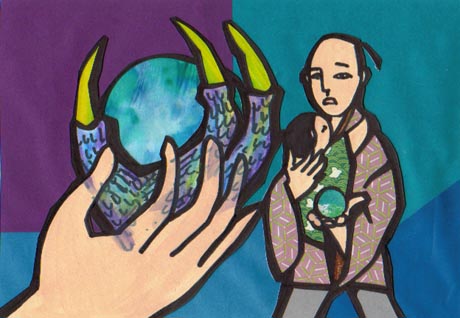 �ڋʂ������o�����B�󂯂Ƃ�F��