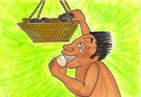 �o�X�P�b�g����^���C�����Ƃ��ĐH�ׂ�Z