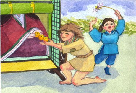 �~�J���������o�������A�󂯎�낤�Ƃ���F���A�A�u�������Ċ�Ԏq�ǂ�