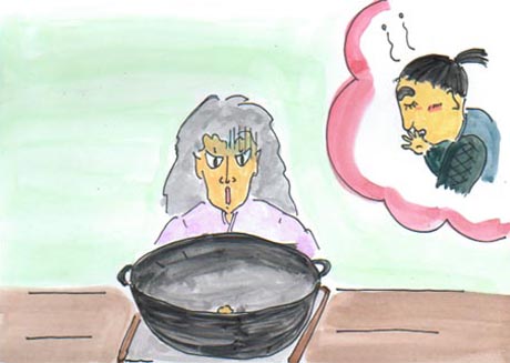 ����̂������ގR�W�A���̏�Ō��Ɏ�𓖂ĂĂ����₭������