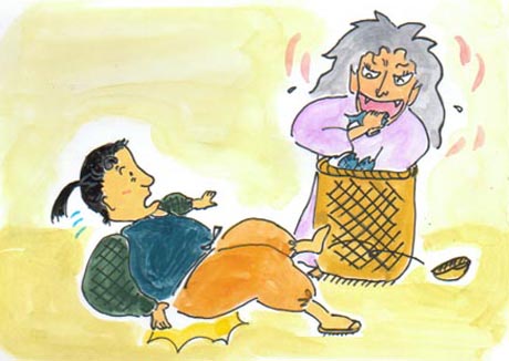 �Ă��狛����肾���āA�ނ���ނ���H�ׂ�R�W�A���𔲂����Ă��鋛����