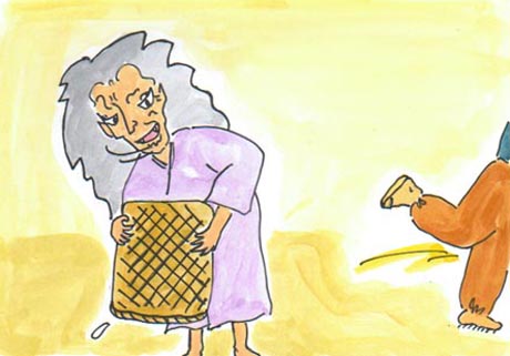 ��ɂȂ����āA�j��U��Ԃ�R�W�A�����o��������